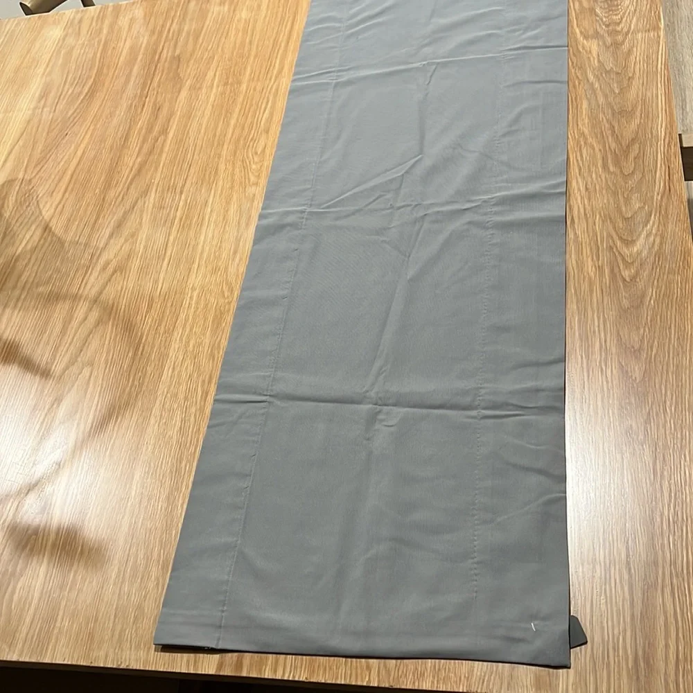 Restoration Hardware table runner gray linen